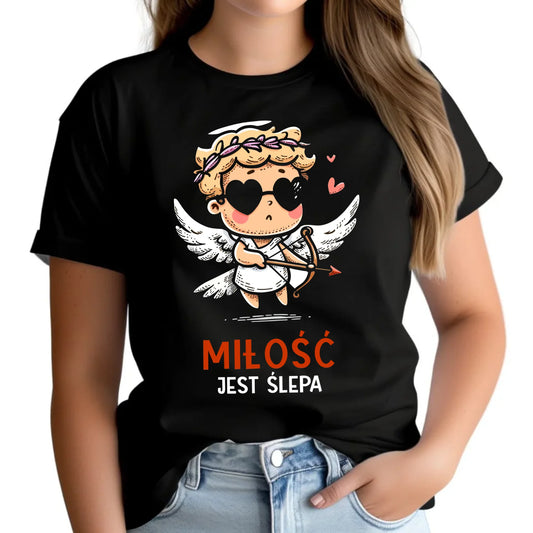 Koszulka damska - Miłość jest ślepa W48 - StoryCups.pl