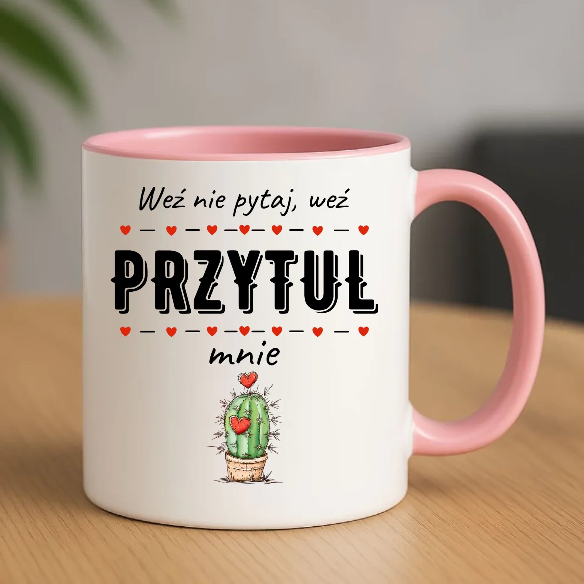 Kubek dla par - Weź nie pytaj, weź przytul mnie W49 - StoryCups.pl
