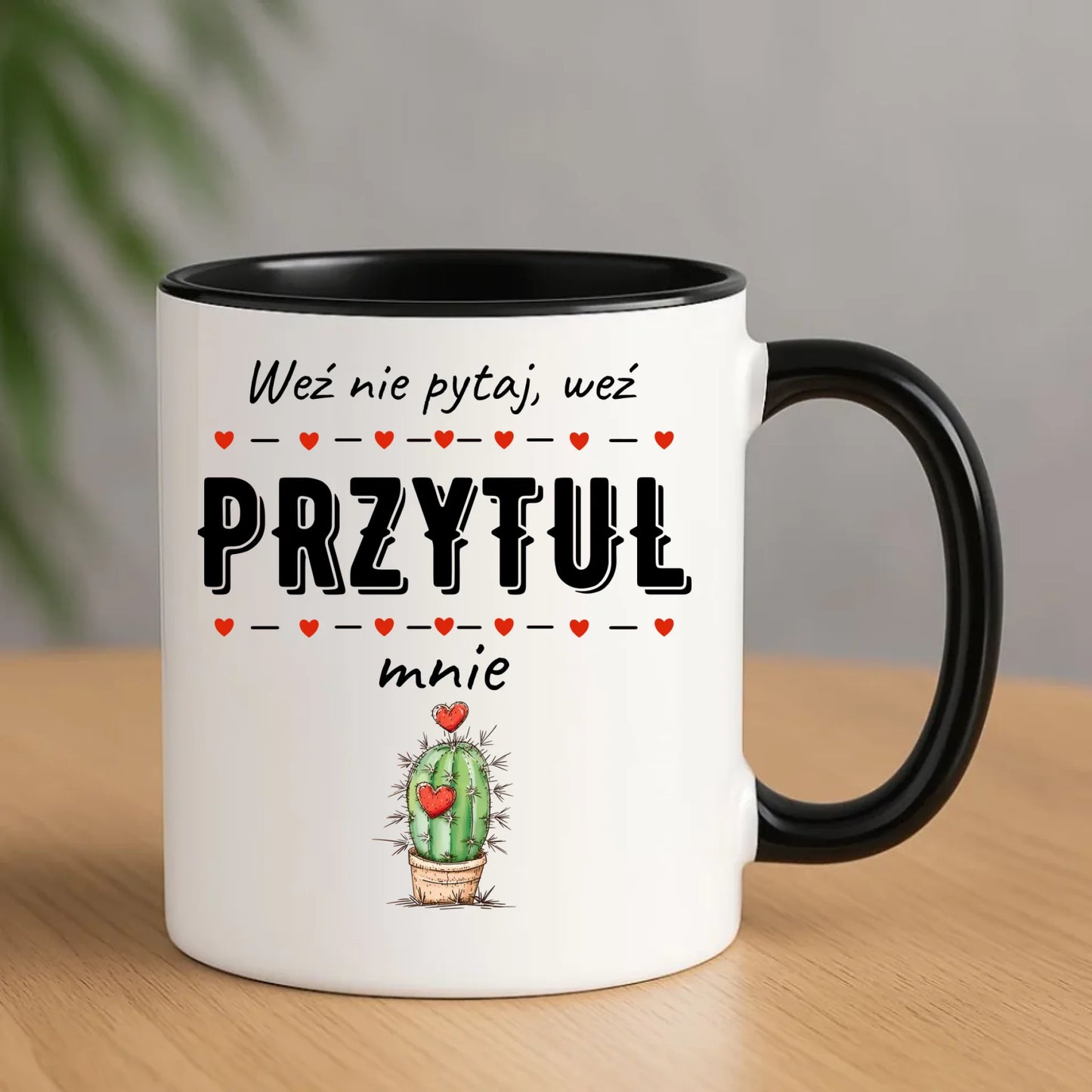 Kubek dla par - Weź nie pytaj, weź przytul mnie W49 - StoryCups.pl