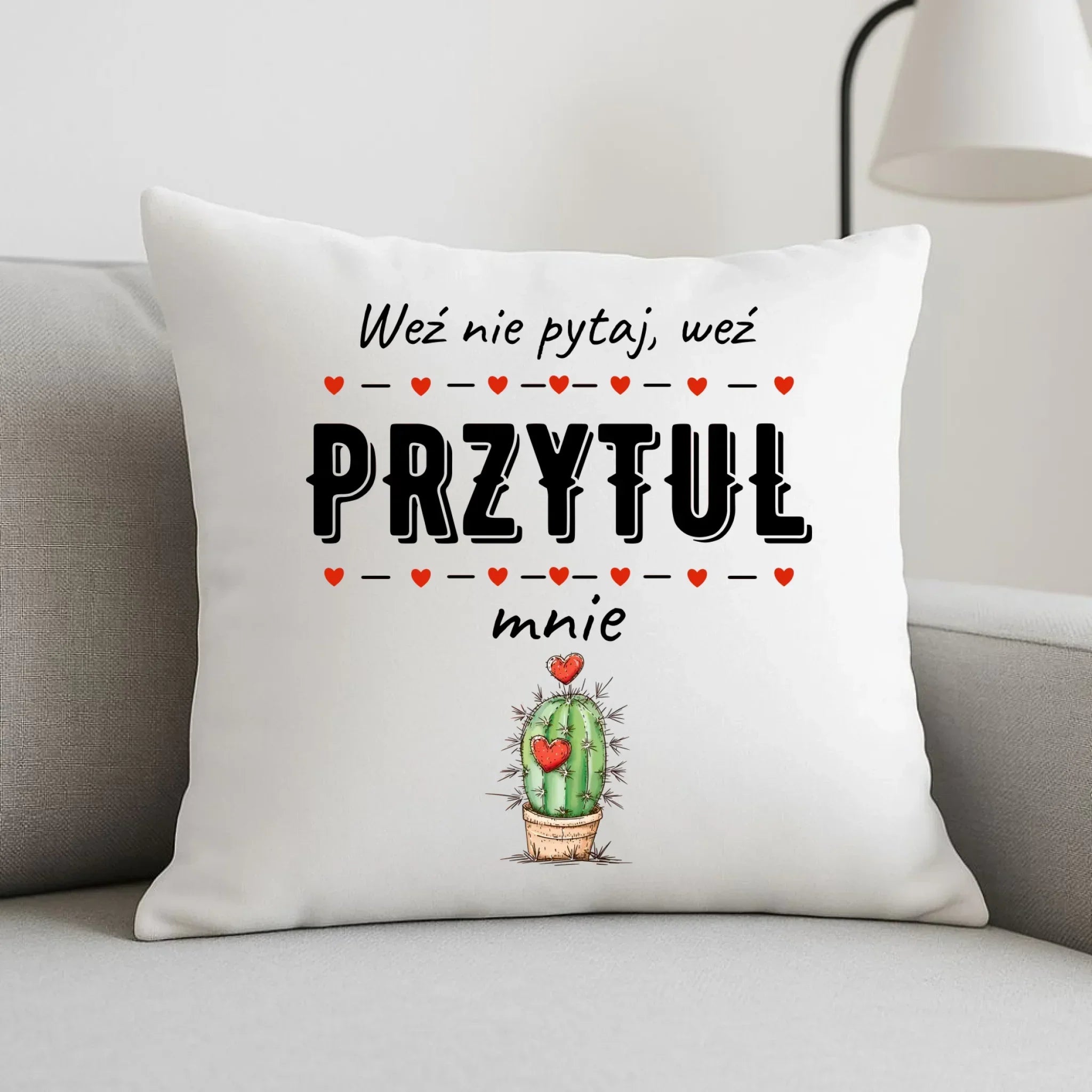 Poduszka dla par - Weź nie pytaj, weź przytul mnie W49 - StoryCups.pl