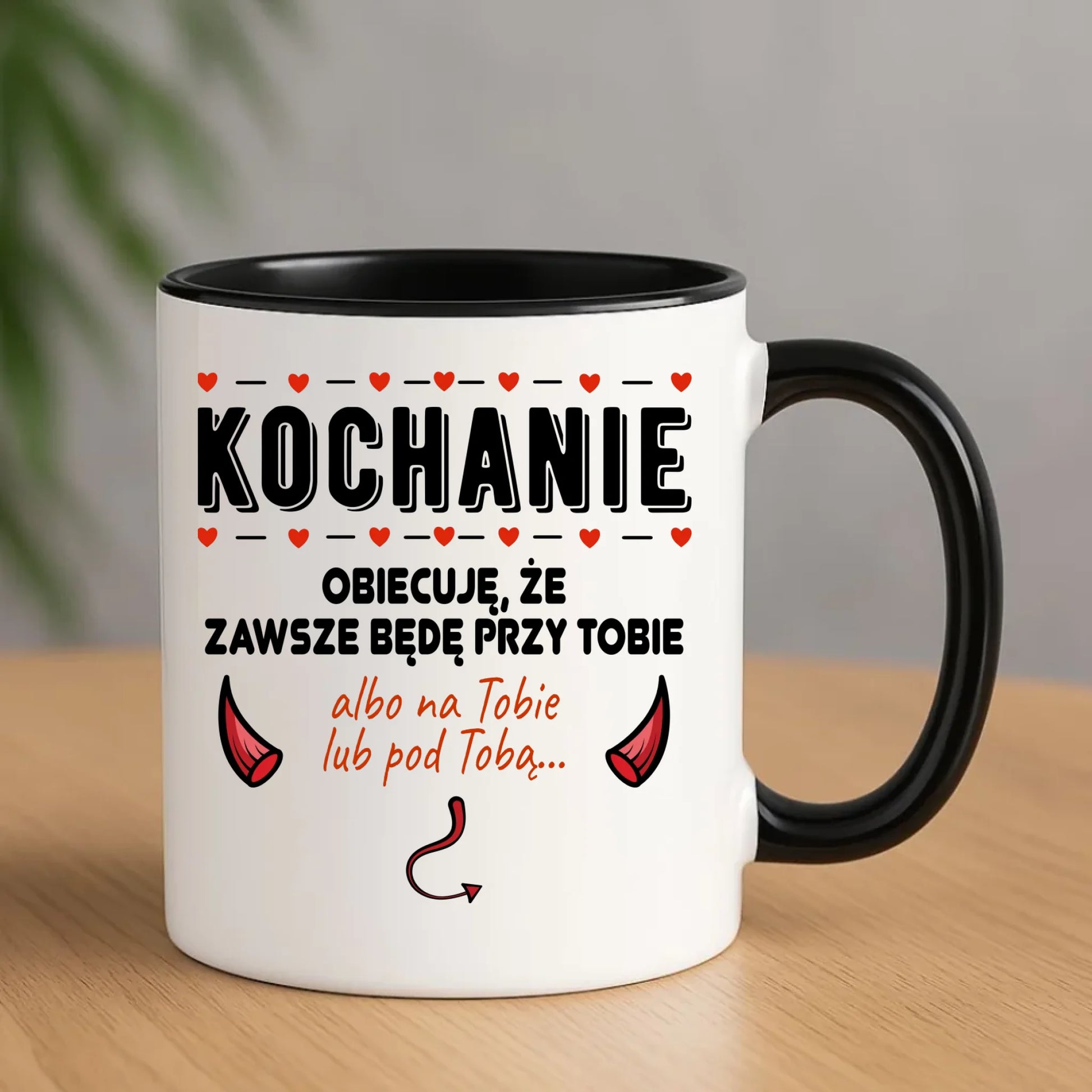 Kubek dla par - Obiecuję, że zawsze będę przy Tobie W50 - StoryCups.pl