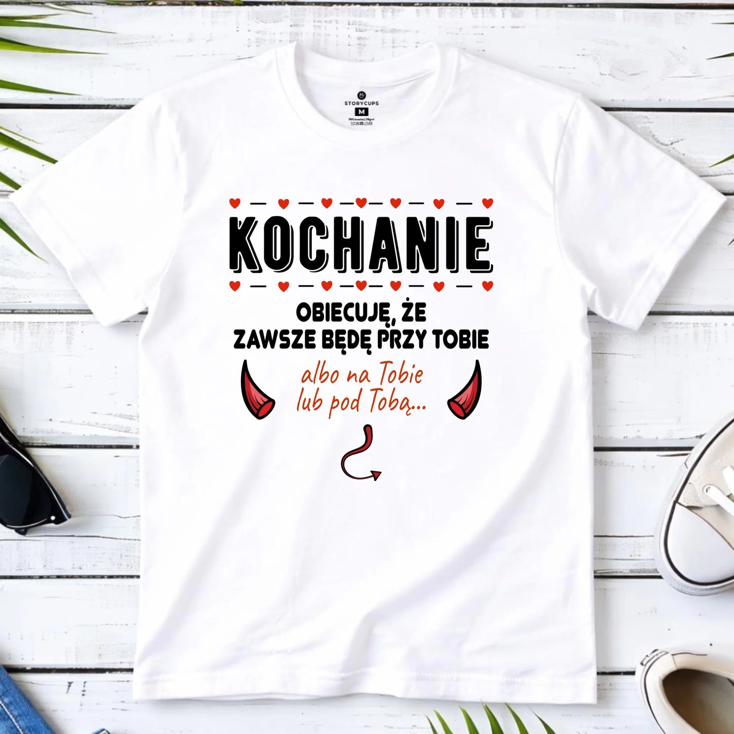 Koszulka męska - Obiecuję, że zawsze będę przy Tobie W50 - StoryCups.pl