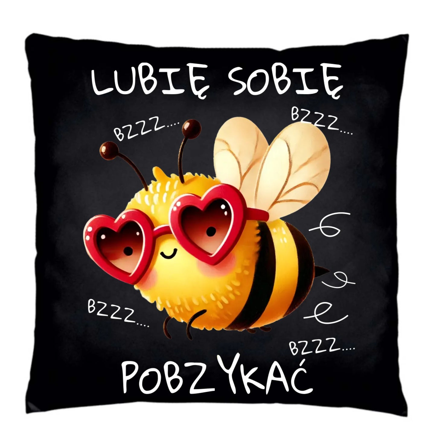 Poduszka dekoracyjna - Lubię sobie pobzykać W51 - StoryCups.pl