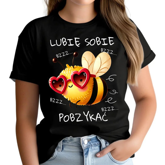Koszulka damska - Lubię sobie pobzykać W51