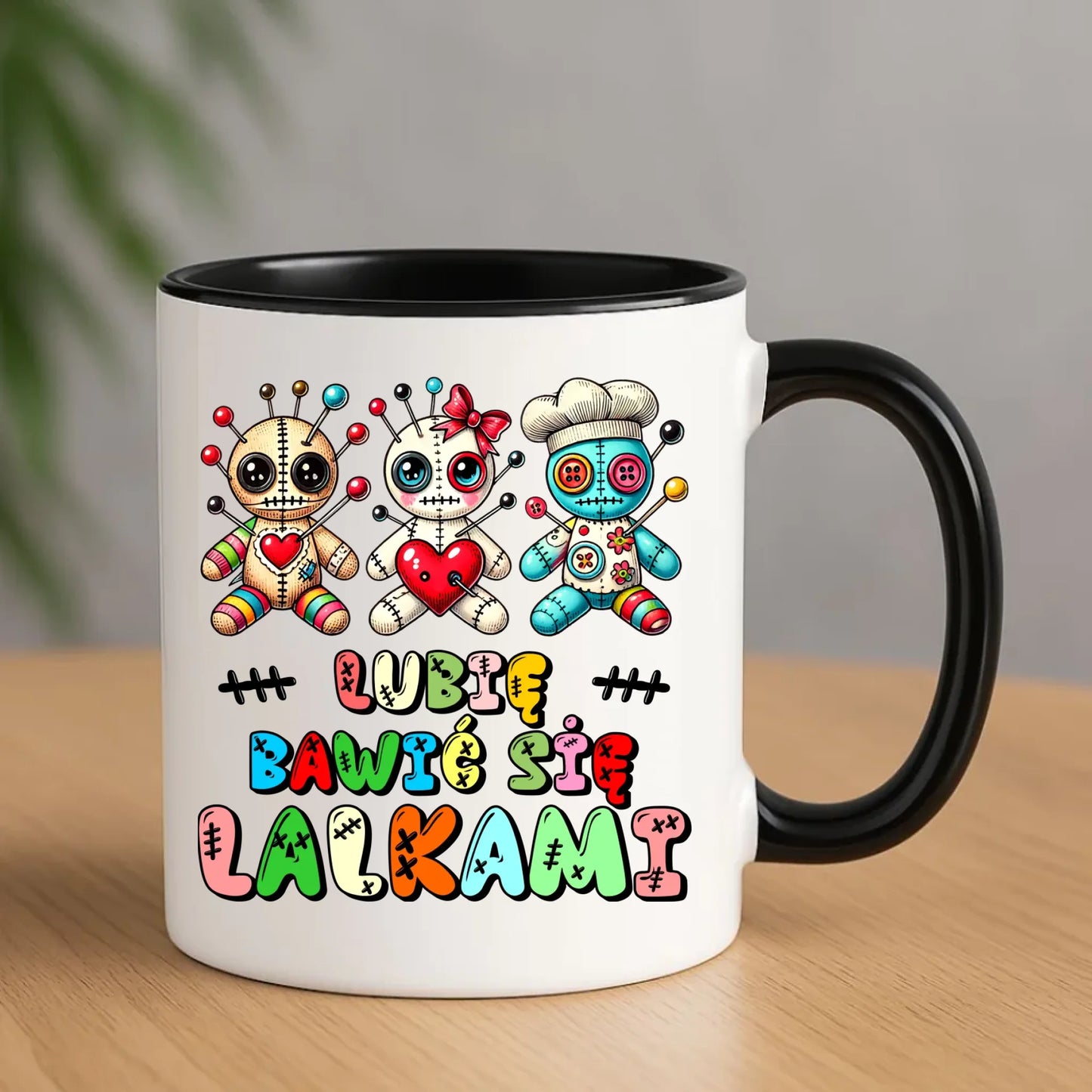 Kubek - Voodoo Lubię bawić się lalkami W52 - StoryCups.pl