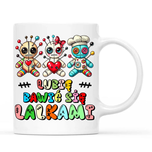 Kubek - Voodoo Lubię bawić się lalkami W52 - StoryCups.pl