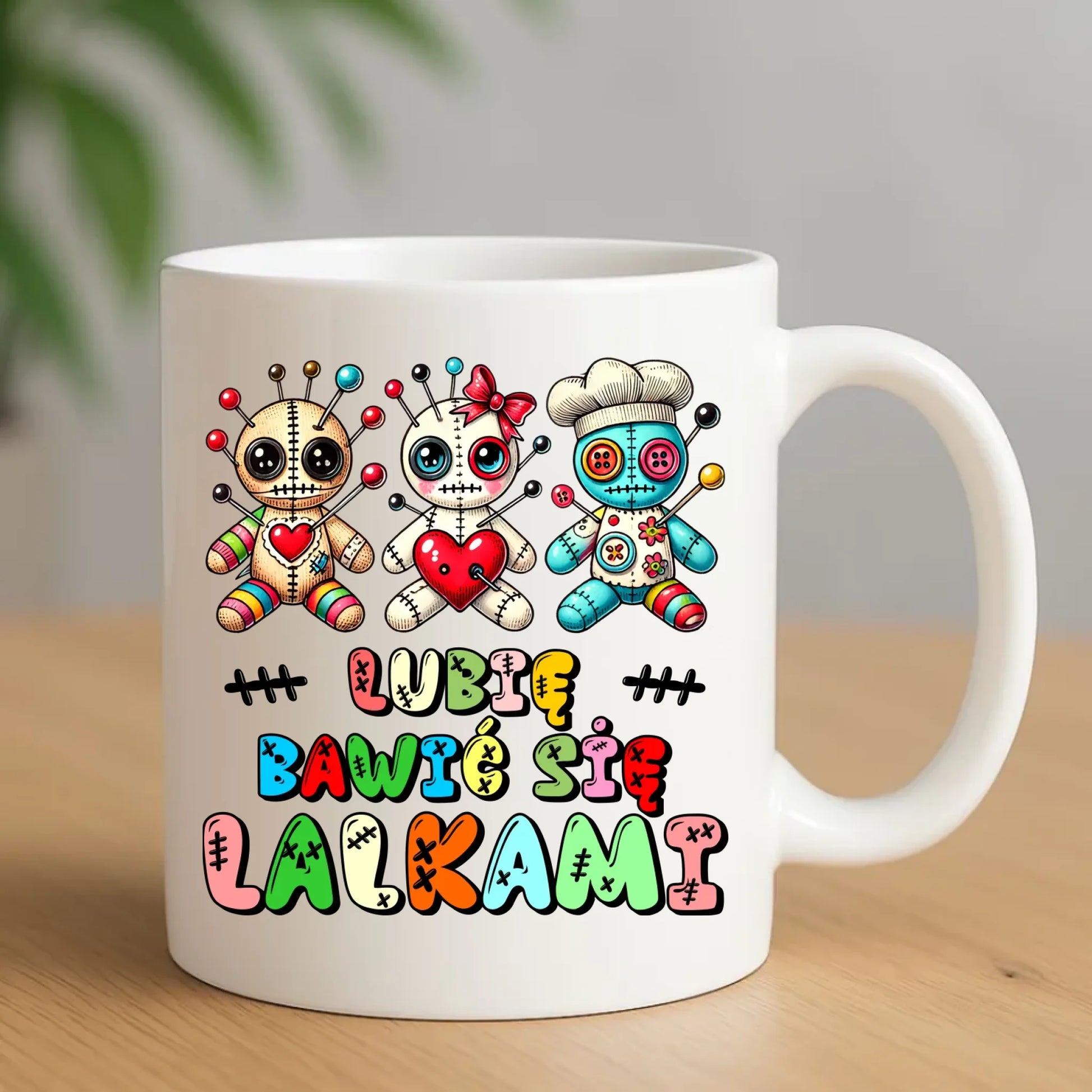 Kubek - Voodoo Lubię bawić się lalkami W52 - StoryCups.pl