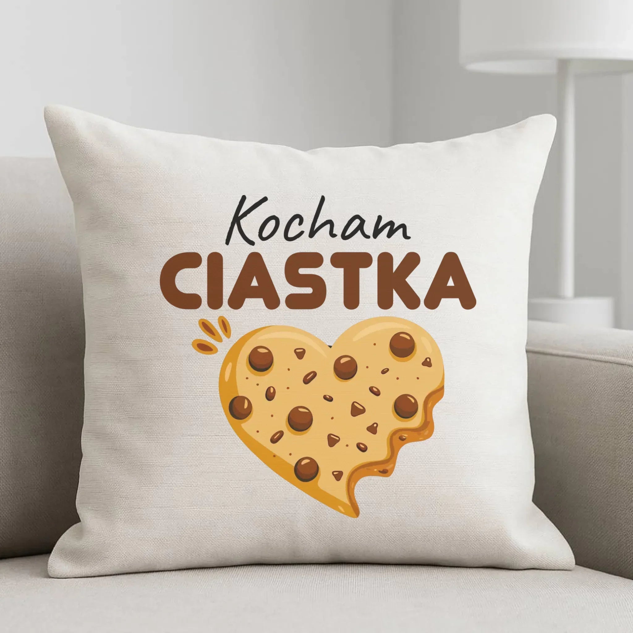 Poduszka dla niej - Kocham Ciastka W53 - StoryCups.pl
