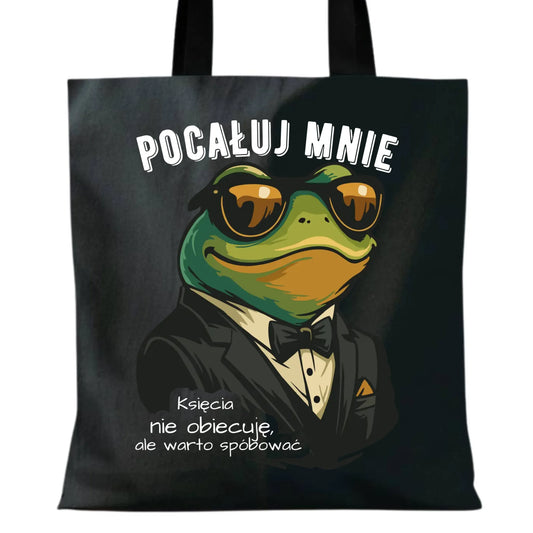 Torba - Żaba w garniturze pocałuj mnie W55 - StoryCups.pl