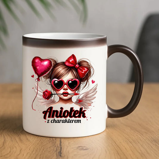 Kubek magiczny - Aniołek z charakterem W58