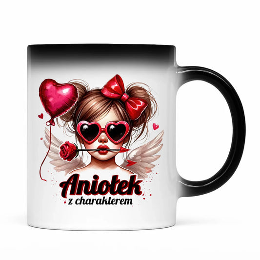 Kubek magiczny - Aniołek z charakterem W58