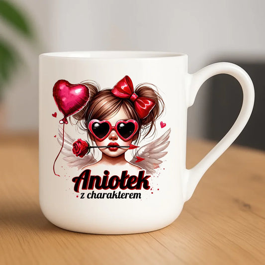 Kubek elegant - Aniołek z charakterem W58