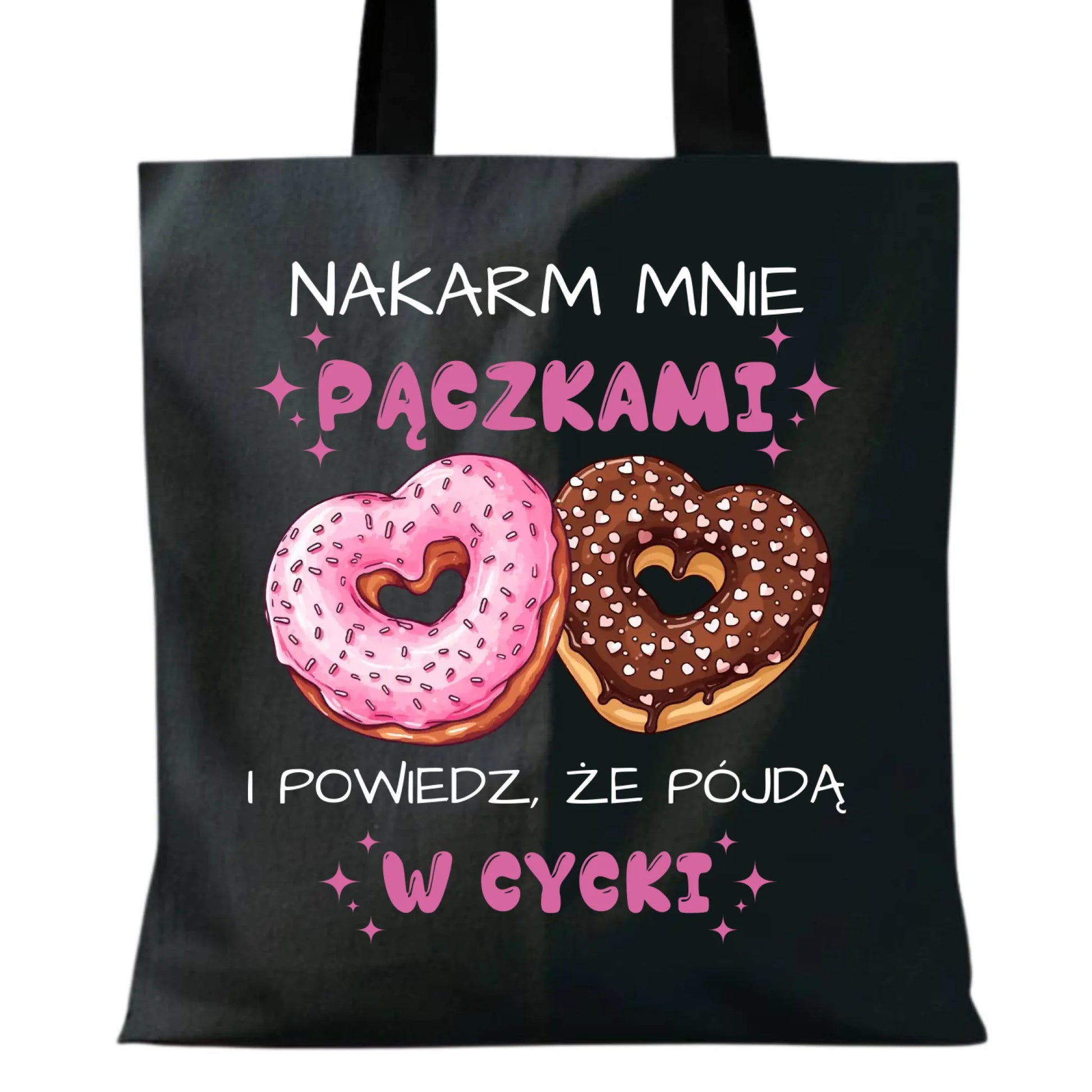 Torba dla dziewczyny - Nakarm mnie pączkami W59 - StoryCups.pl