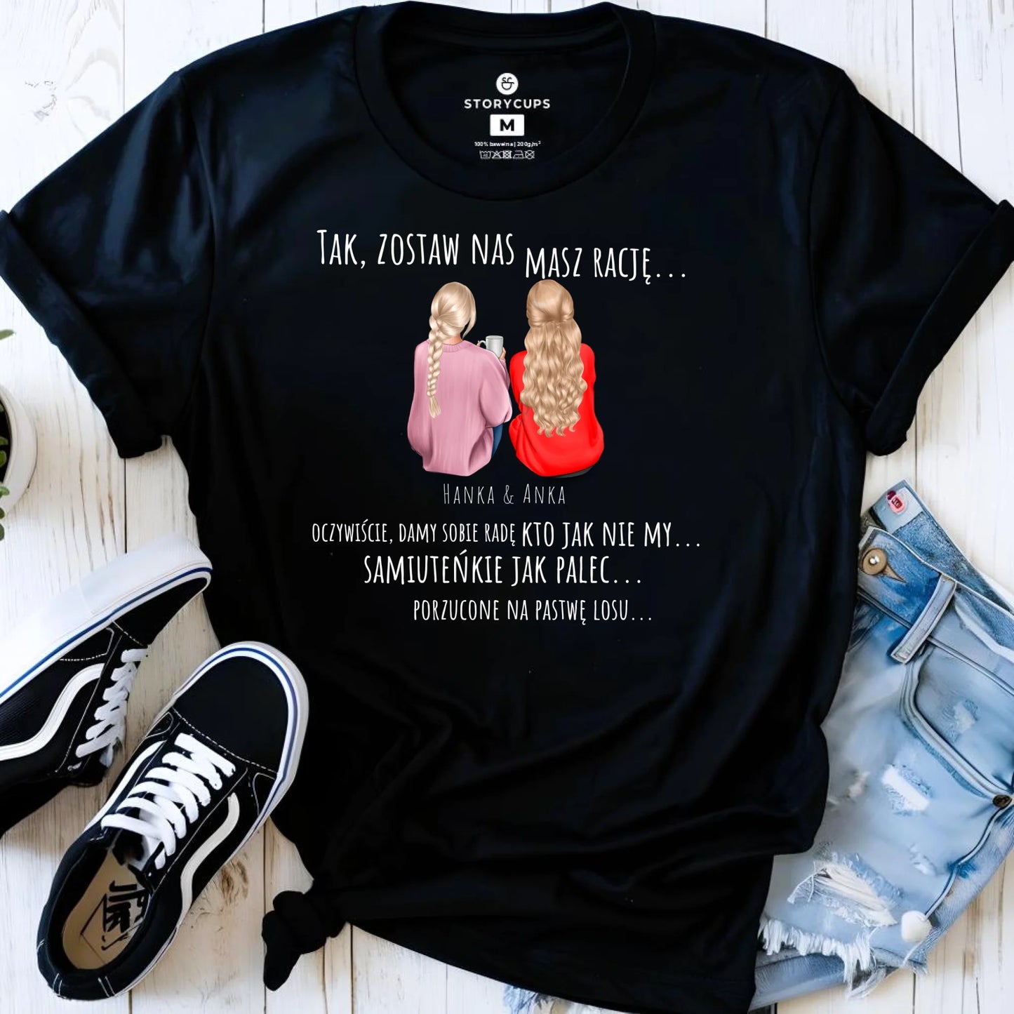 Koszulka damska na odejście z pracy - prezent od koleżanek - 2-5 osób personalizowana OP16