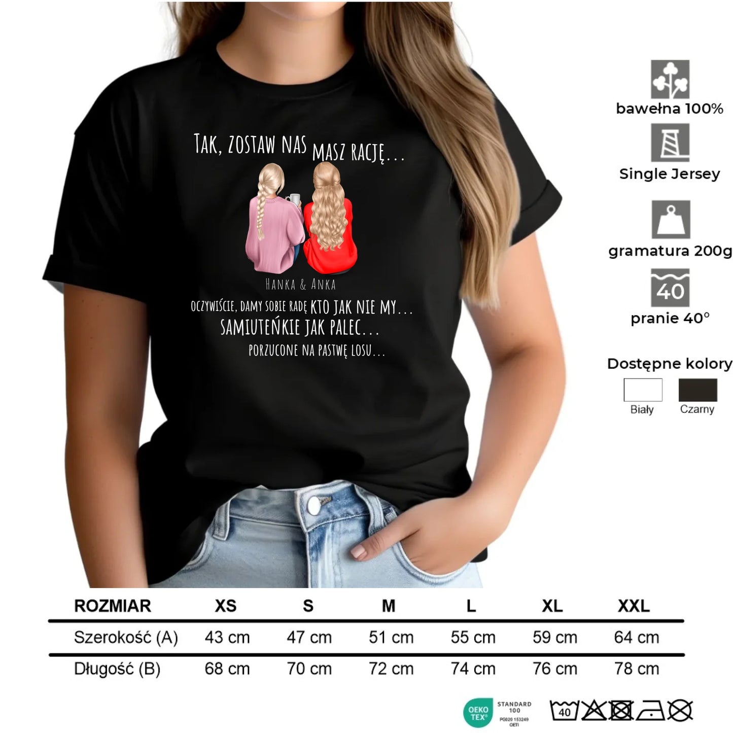 Koszulka damska na odejście z pracy - prezent od koleżanek - 2-5 osób personalizowana OP16