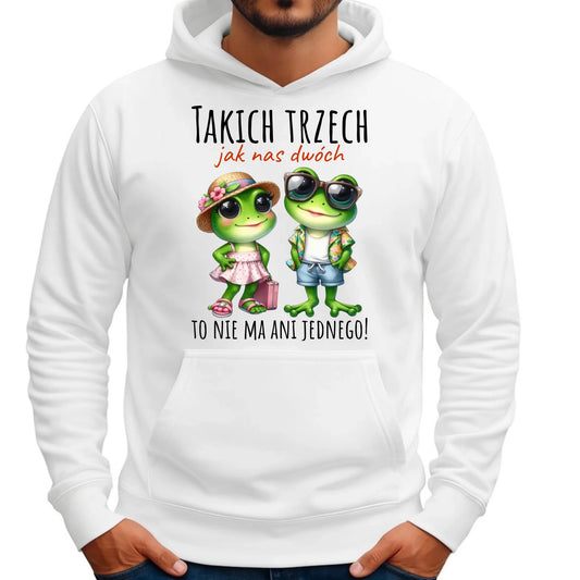 Bluza męska z kapturem - Żabki Takich trzech jak nas dwóch DCH11 - StoryCups.pl