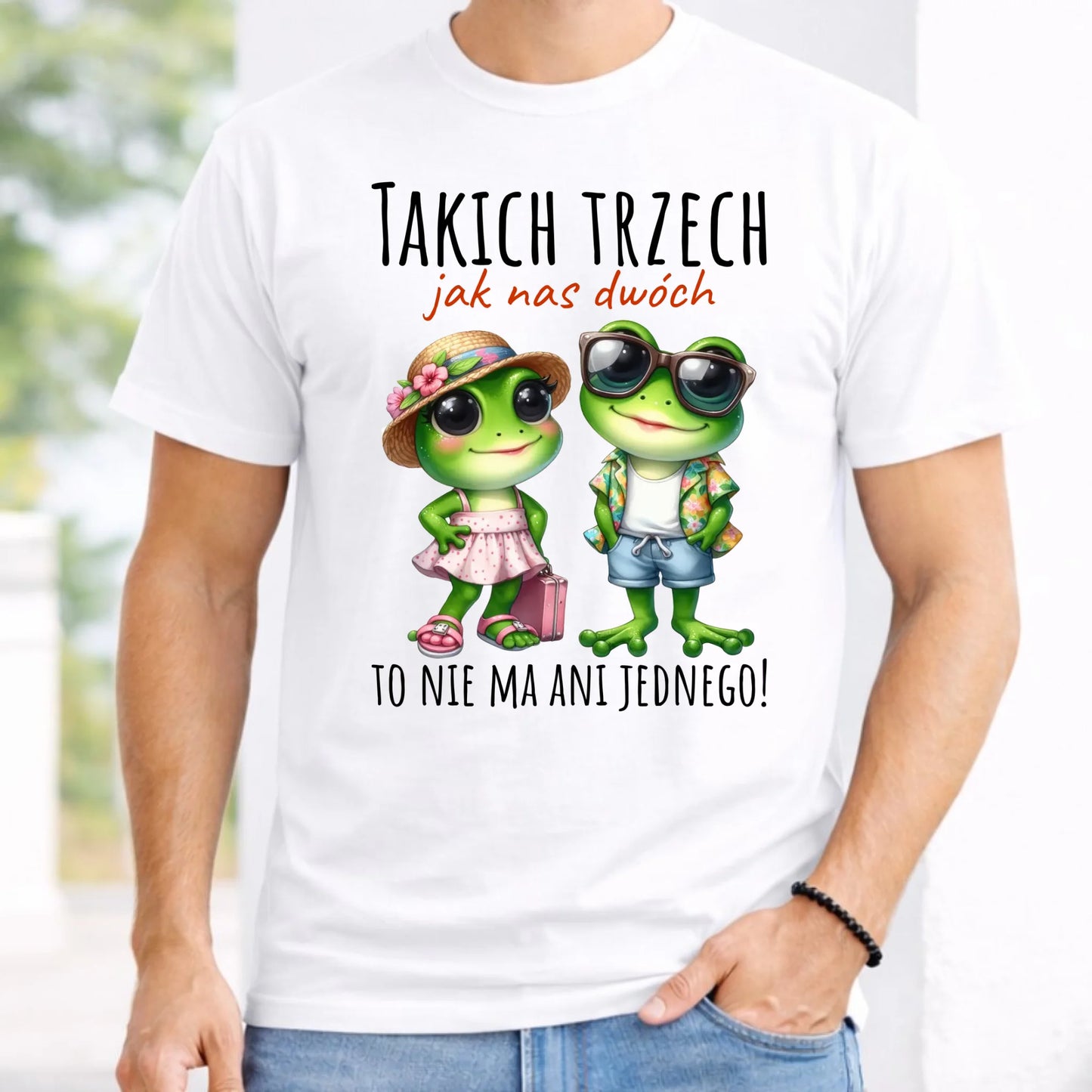 Koszulka męska - Żabki Takich trzech jak nas dwóch DCH11 - StoryCups.pl