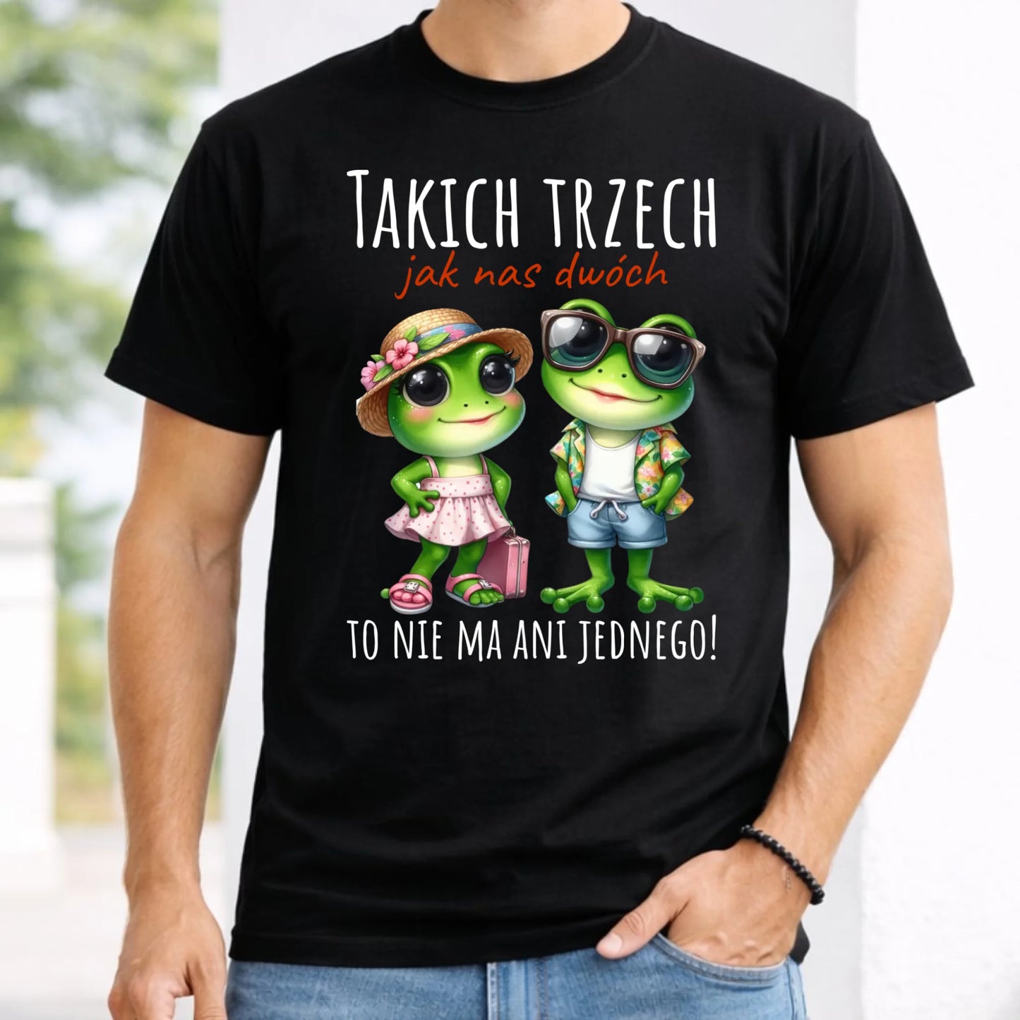 Koszulka męska - Żabki Takich trzech jak nas dwóch DCH11 - StoryCups.pl