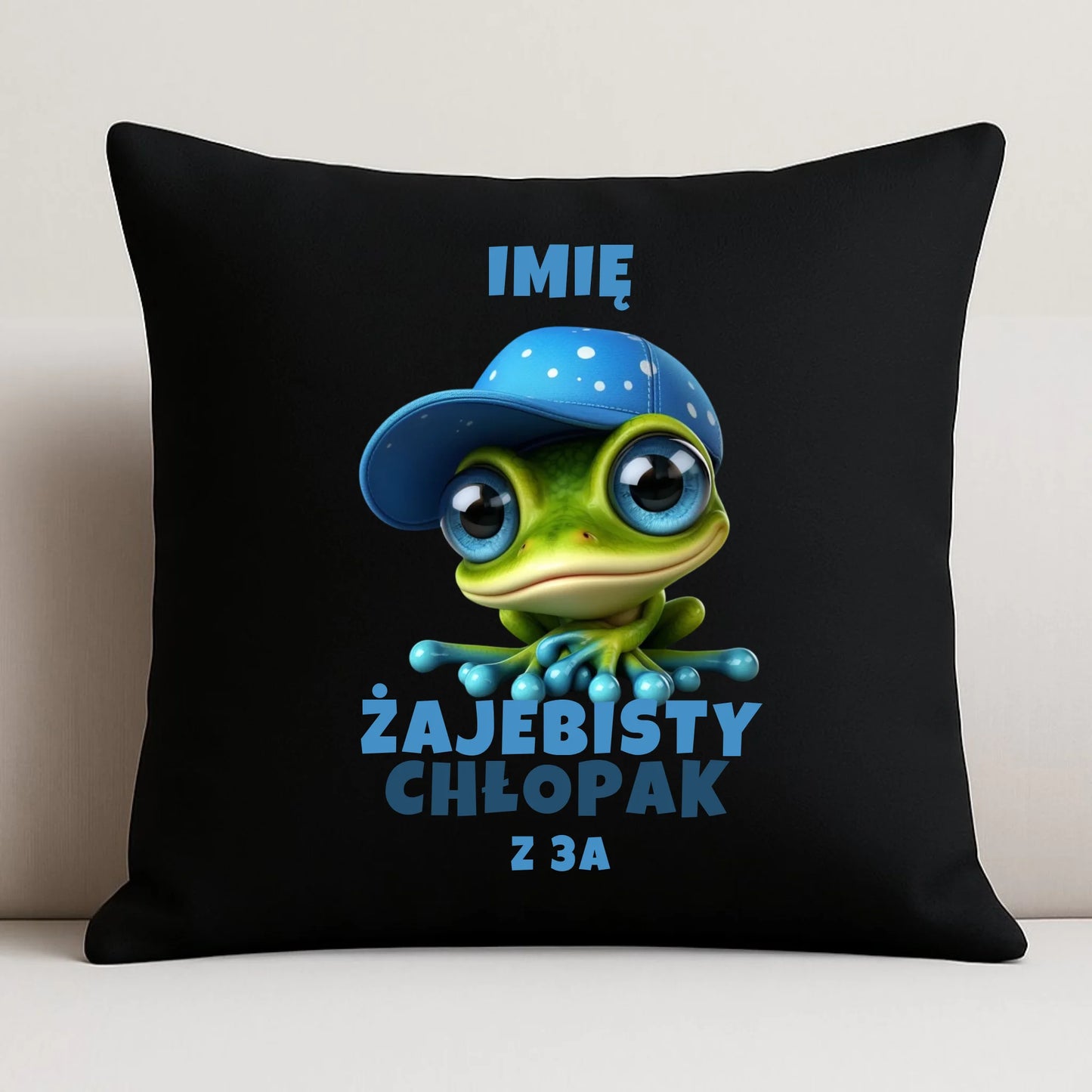 Poduszka dekoracyjna - Żajebisty Chłopak - personalizowana DCH01 - StoryCups.pl