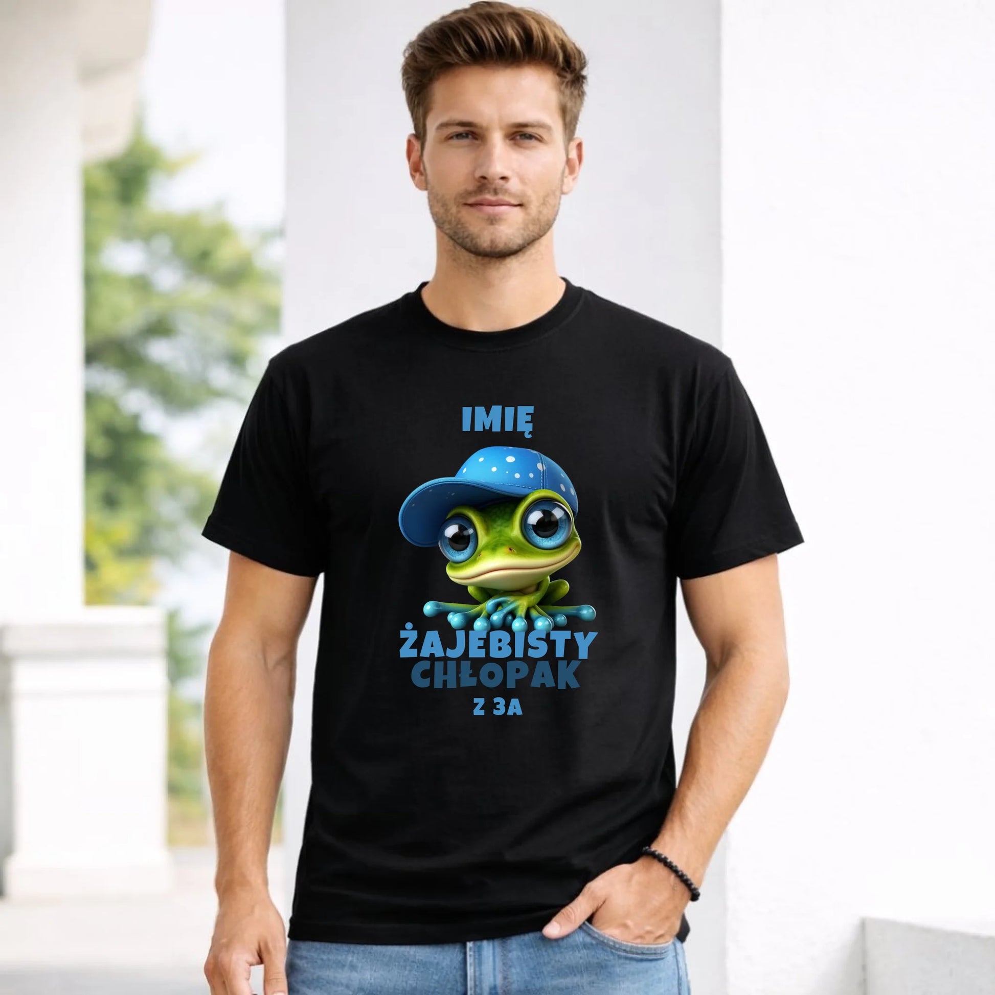 Koszulka męska - Żajebisty Chłopak - personalizowana DCH01 - StoryCups.pl