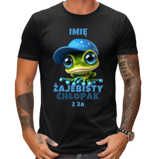 Koszulka męska - Żajebisty Chłopak - personalizowana DCH01 - StoryCups.pl