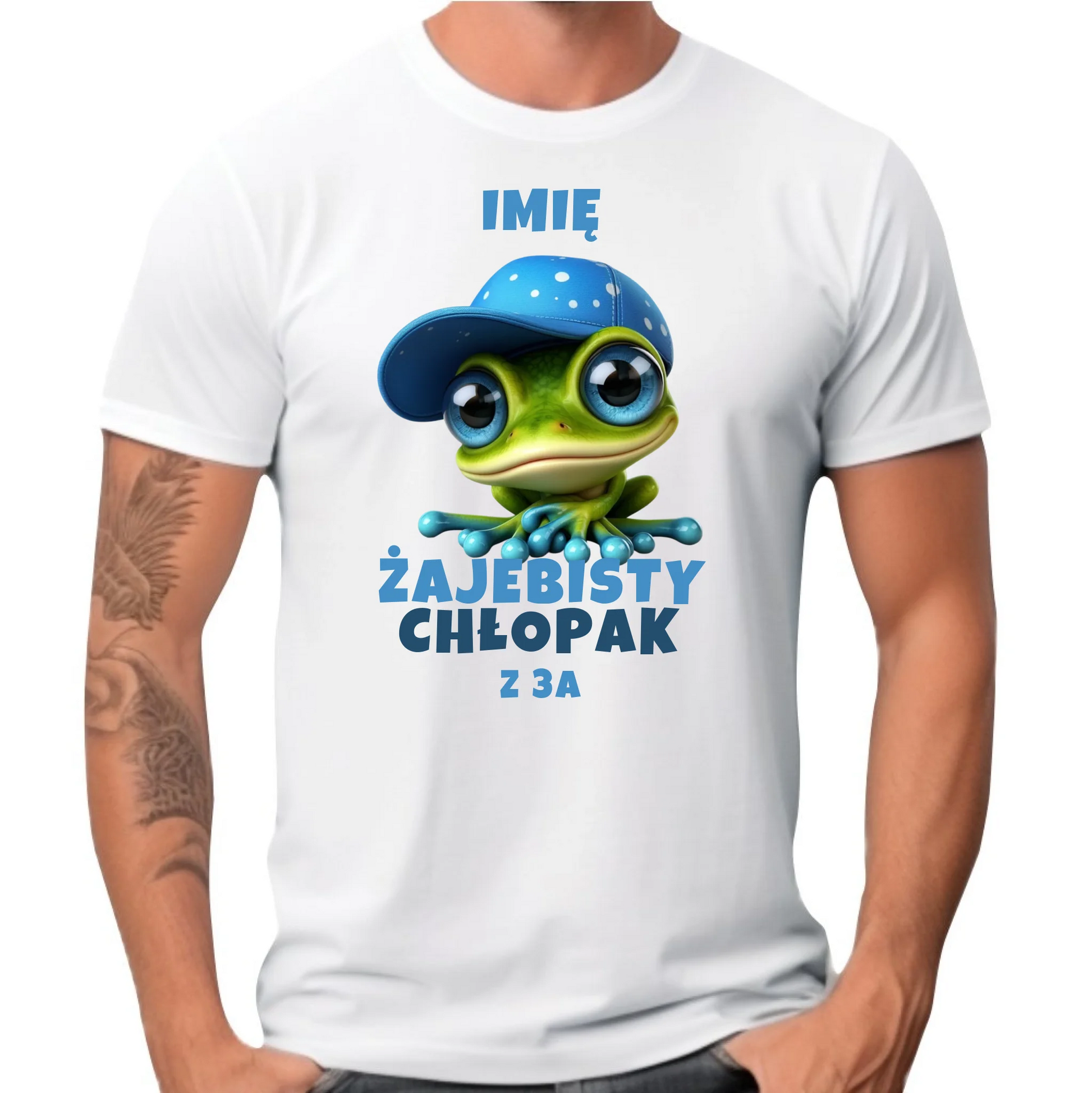 Koszulka męska - Żajebisty Chłopak - personalizowana DCH01 - StoryCups.pl