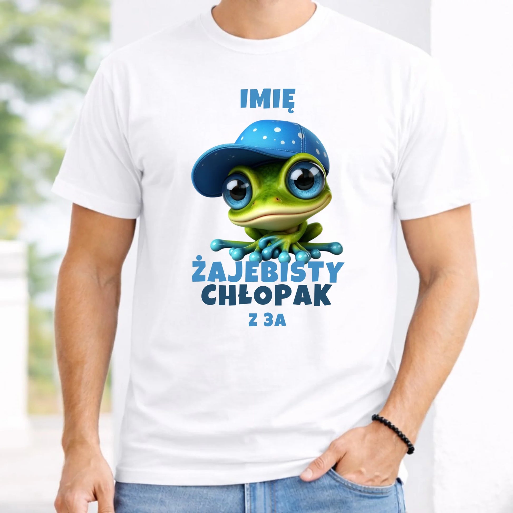 Koszulka męska - Żajebisty Chłopak - personalizowana DCH01 - StoryCups.pl