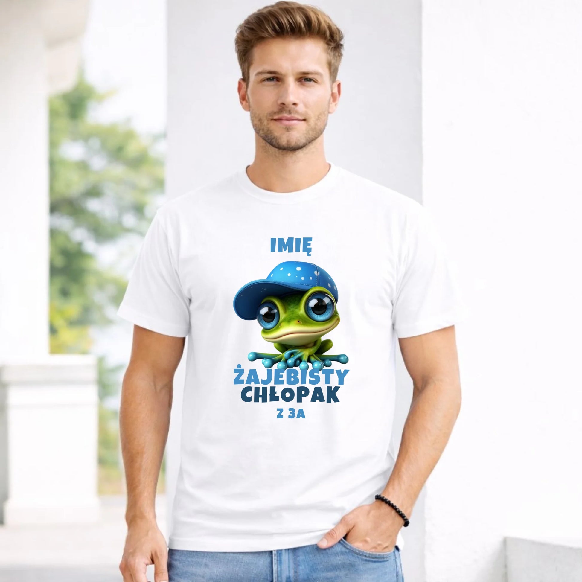 Koszulka męska - Żajebisty Chłopak - personalizowana DCH01 - StoryCups.pl