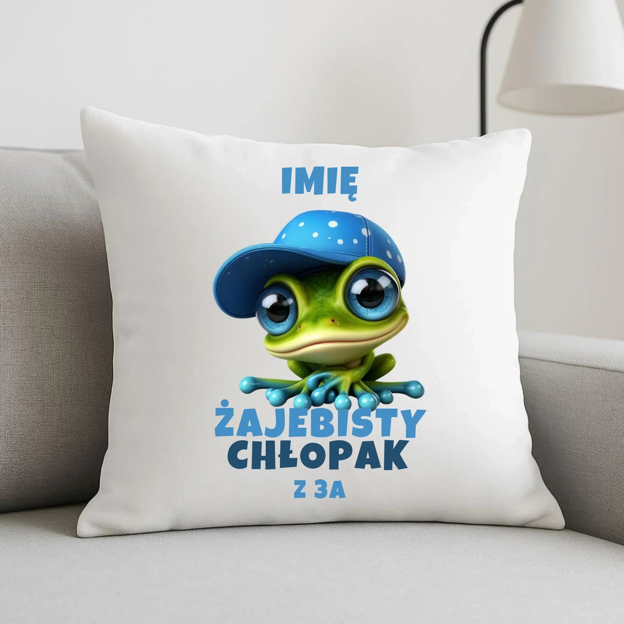 Poduszka - Żajebisty Chłopak - personalizowana DCH01 - StoryCups.pl