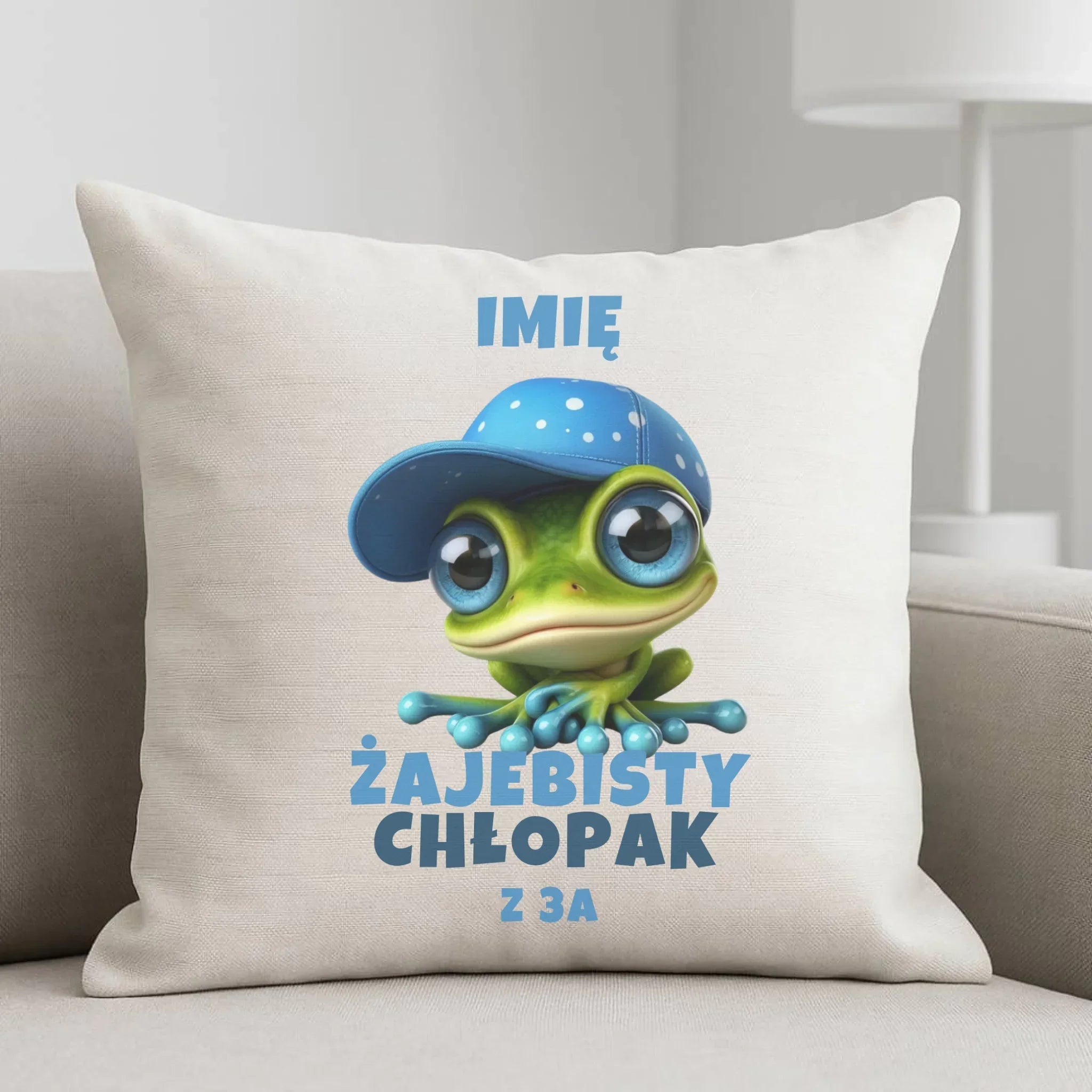 Poduszka - Żajebisty Chłopak - personalizowana DCH01 - StoryCups.pl
