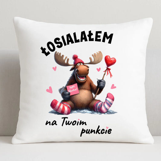 Poduszka dla par - Łosialałem na Twoim punkcie W66 - StoryCups.pl
