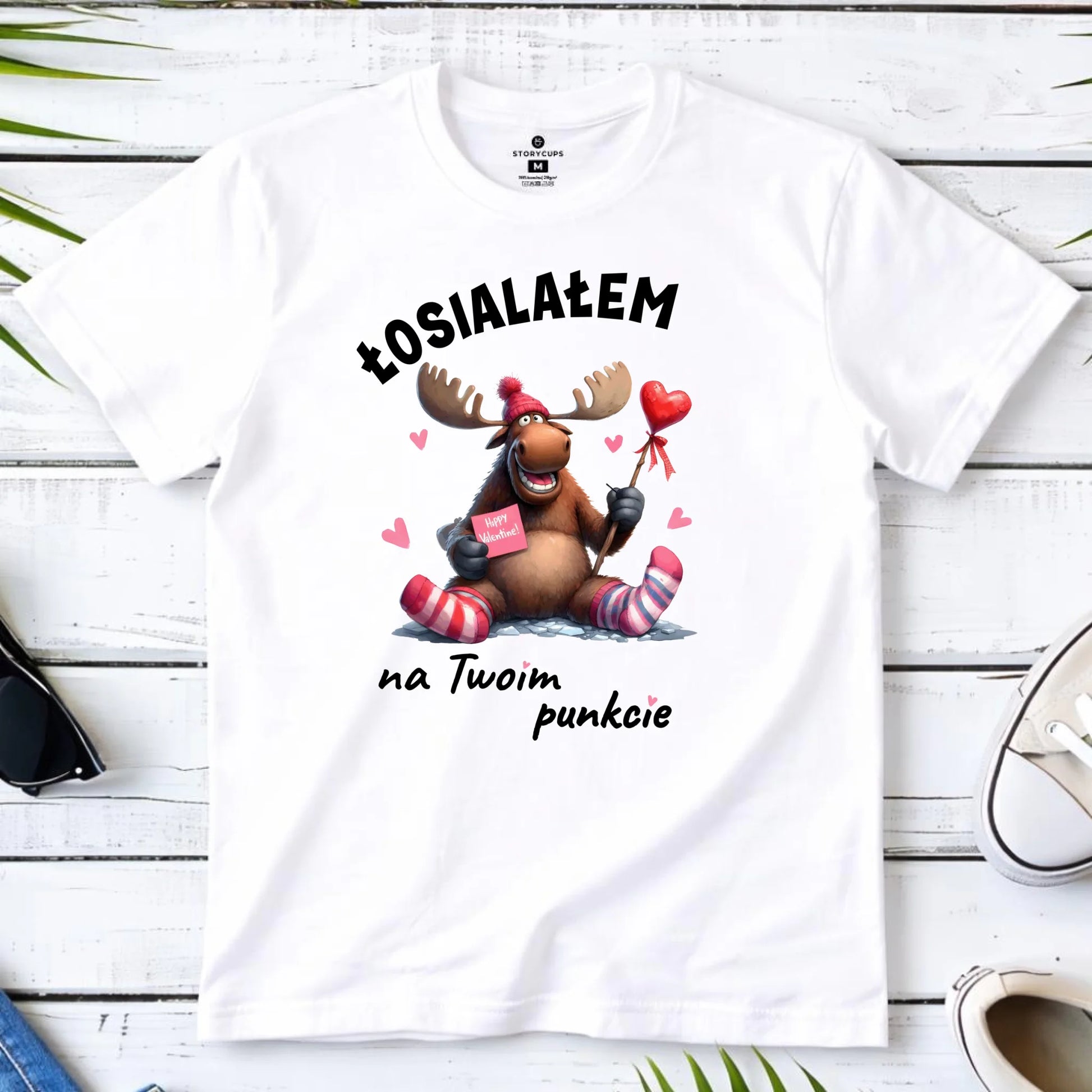 Koszulka męska - Łosialałem na Twoim punkcie W66 - StoryCups.pl