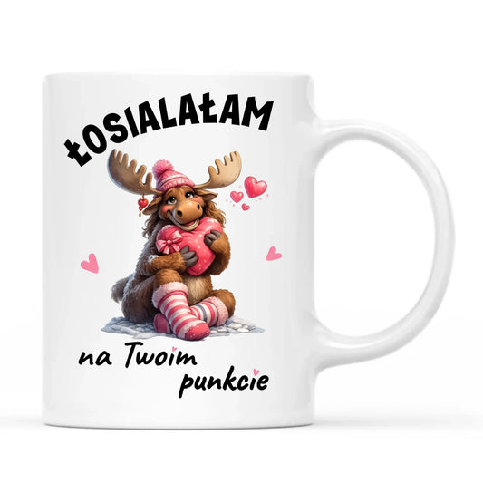 Kubek dla par - Łosialałam na Twoim punkcie W67 - StoryCups.pl