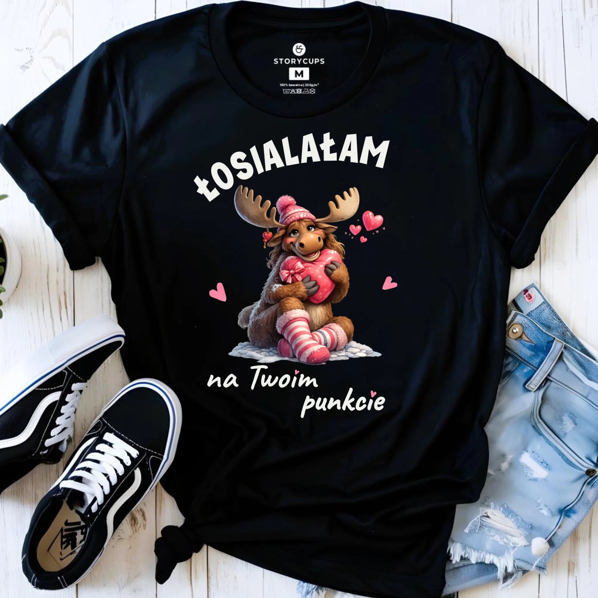 Koszulka damska - Łosialałam na Twoim punkcie W67 - StoryCups.pl