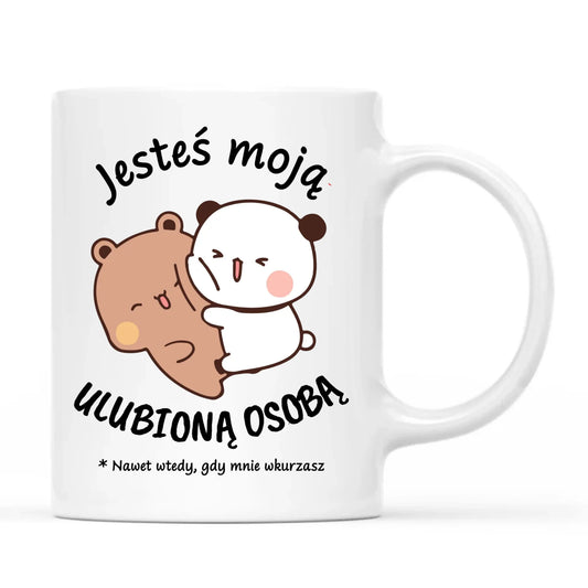 Kubek dla par - Jesteś moją ulubioną osobą W69 - StoryCups.pl