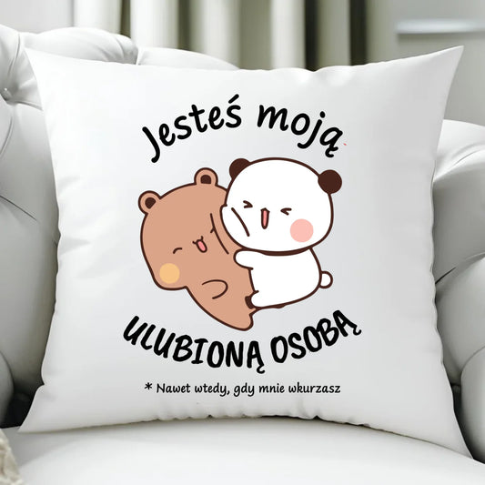 Poduszka dla par - Jesteś moją ulubioną osobą W69 - StoryCups.pl