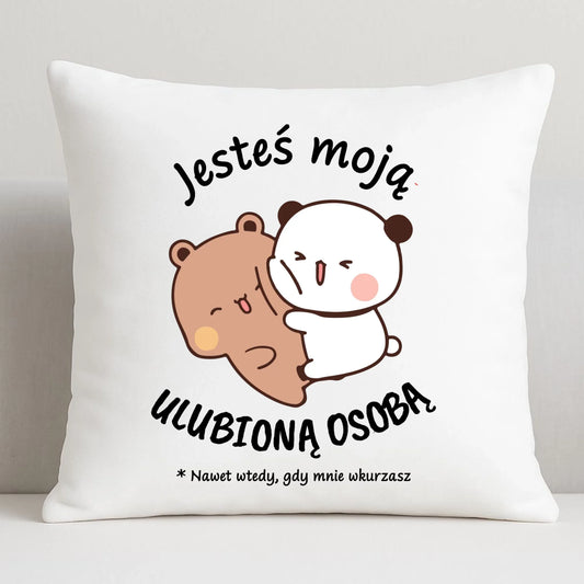 Poduszka dla par - Jesteś moją ulubioną osobą W69 - StoryCups.pl