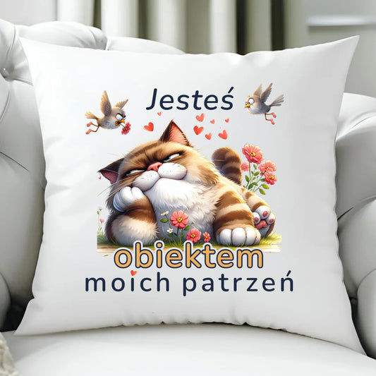 Poduszka dla par - Jesteś obiektem moich patrzeń W68 - StoryCups.pl