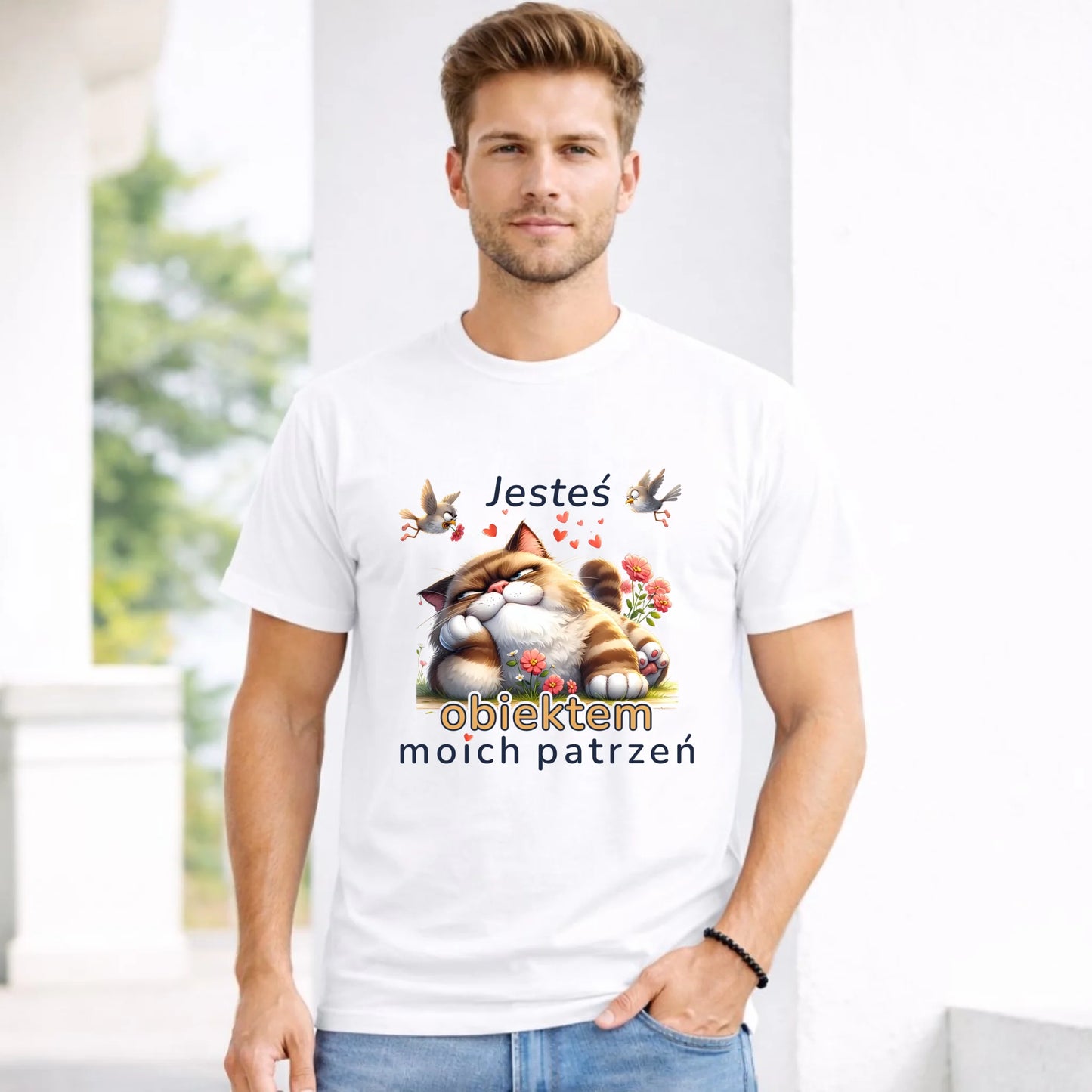 Koszulka męska - Jesteś obiektem moich patrzeń W68 - StoryCups.pl