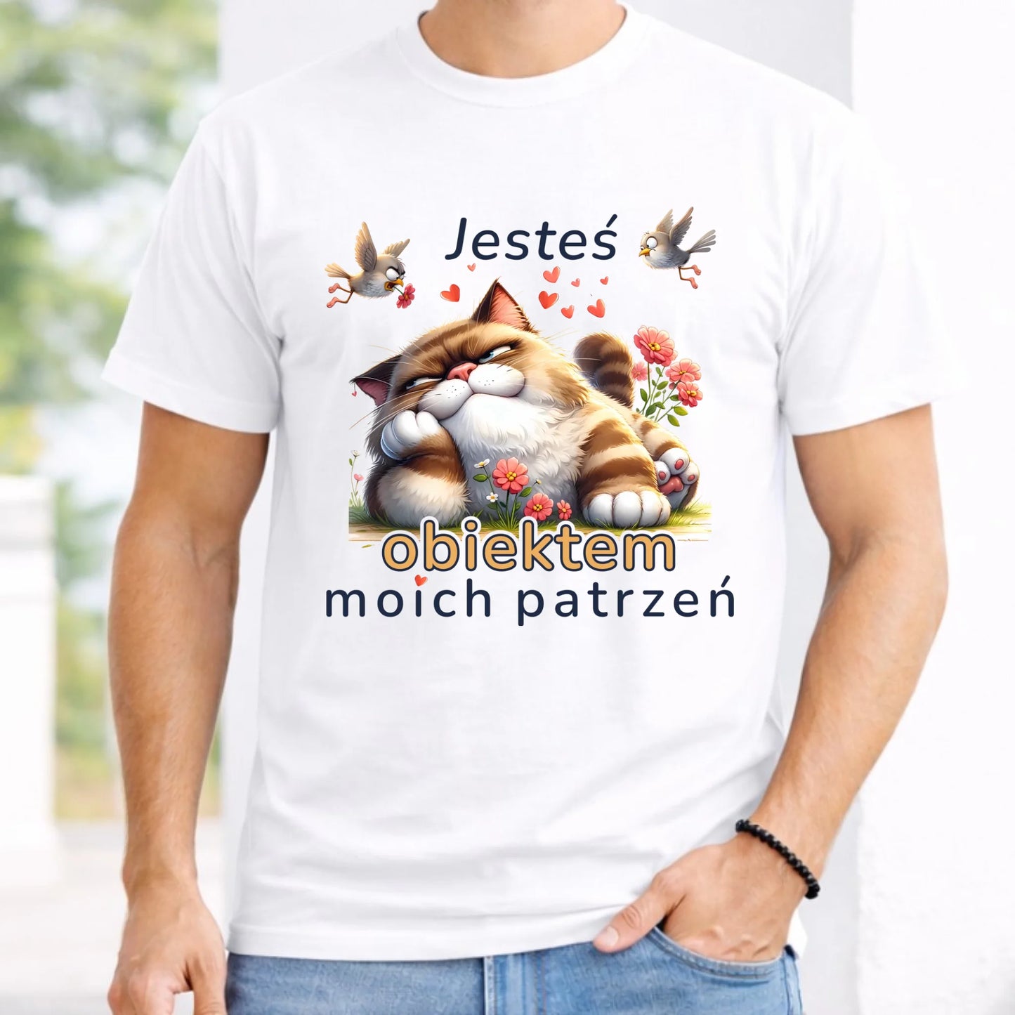 Koszulka męska - Jesteś obiektem moich patrzeń W68 - StoryCups.pl