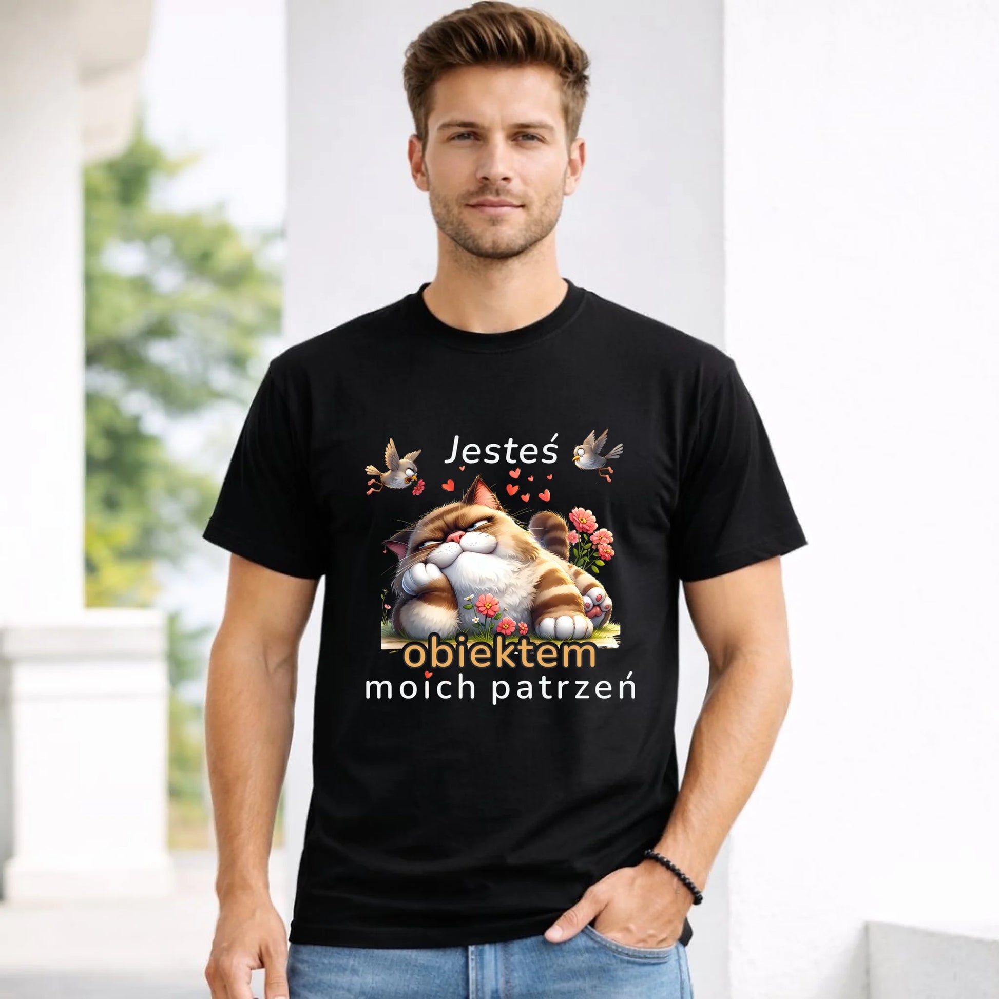 Koszulka męska - Jesteś obiektem moich patrzeń W68 - StoryCups.pl