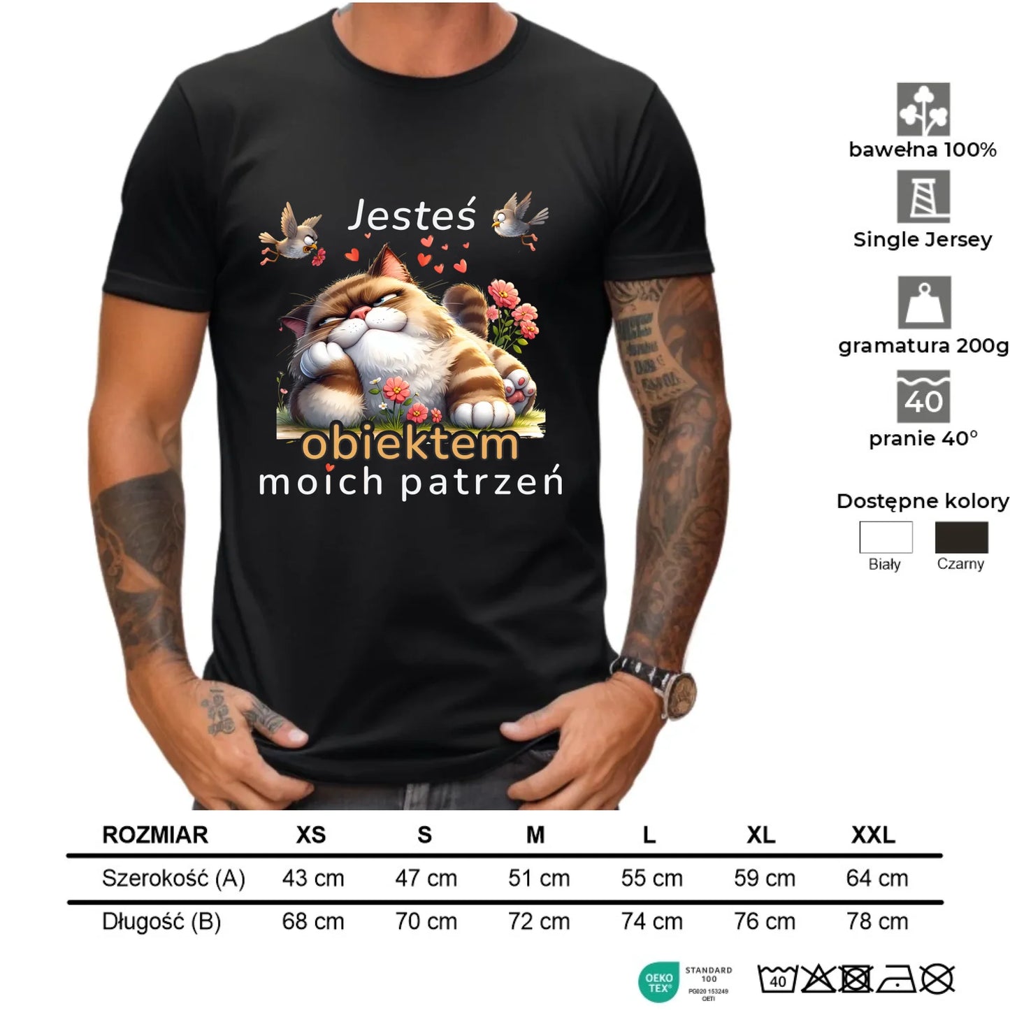 Koszulka męska - Jesteś obiektem moich patrzeń W68 - StoryCups.pl