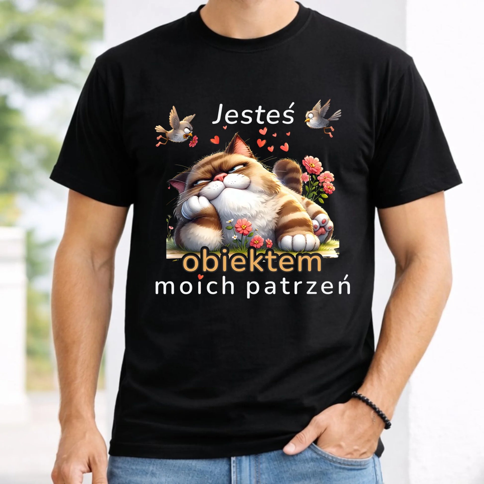 Koszulka męska - Jesteś obiektem moich patrzeń W68 - StoryCups.pl