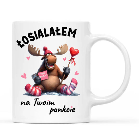 Kubek dla par - Łosialałem na Twoim punkcie W66 - StoryCups.pl