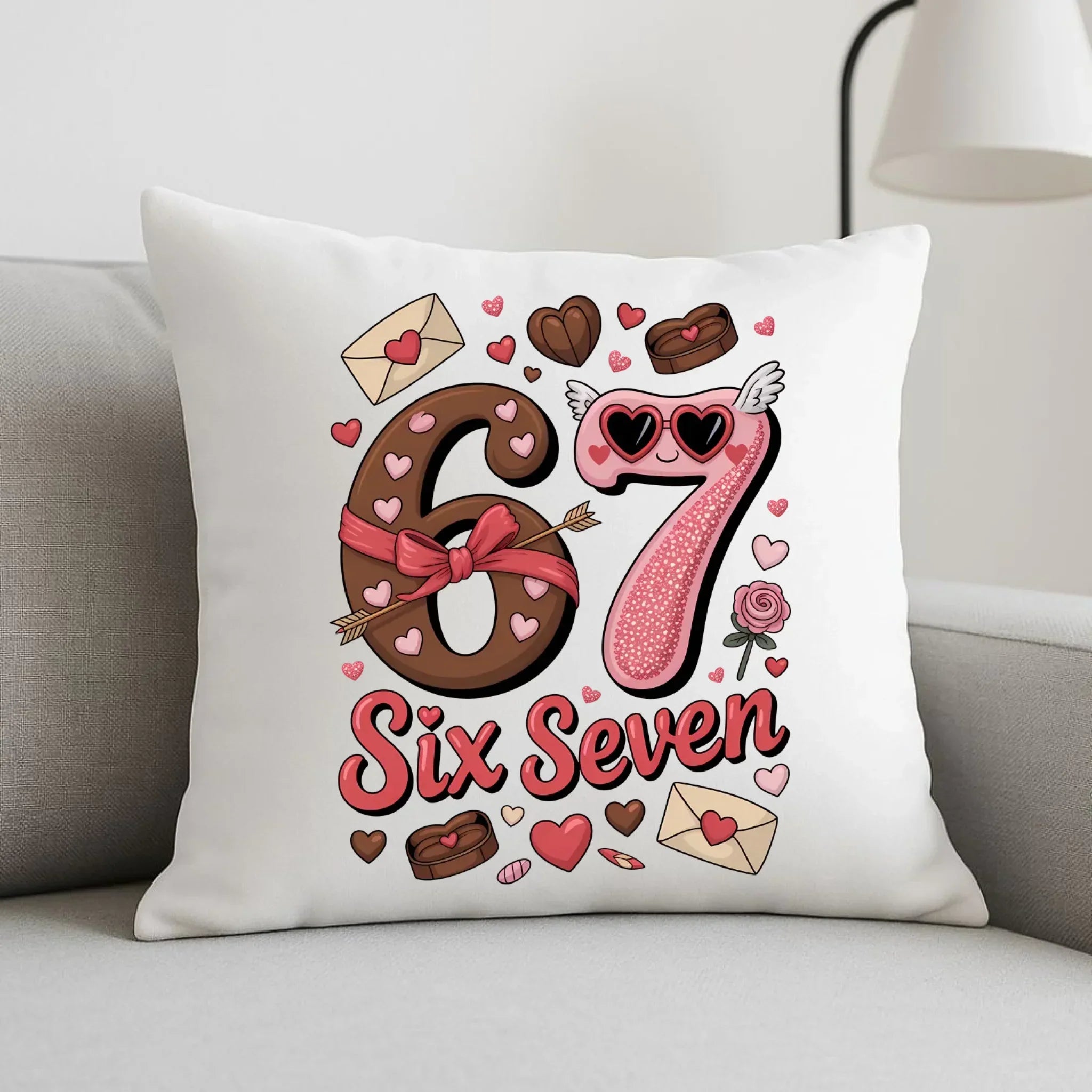 Poduszka - Miłość Six Seven 67 W72 - StoryCups.pl