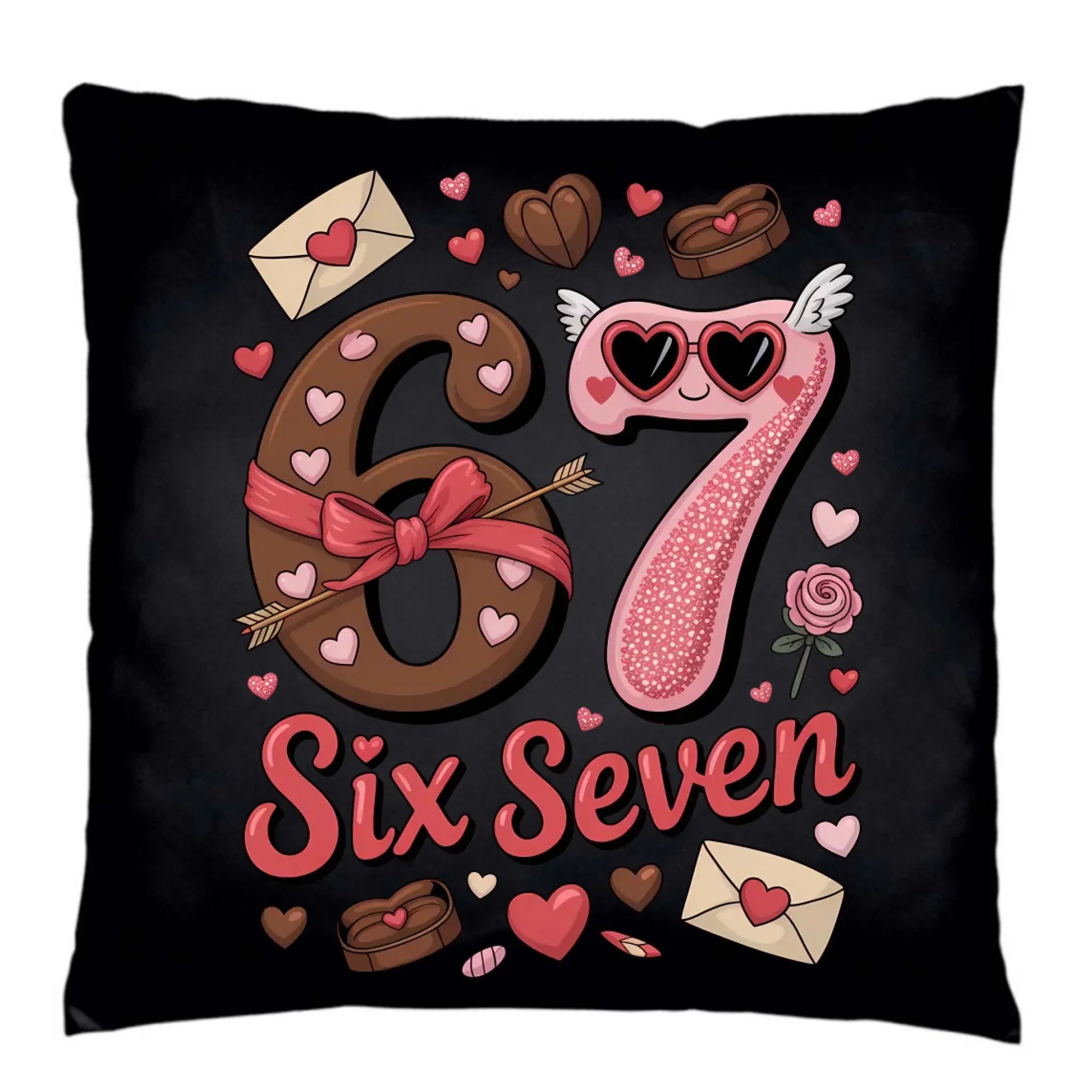 Poduszka dekoracyjna - Miłość Six Seven 67 W72 - StoryCups.pl