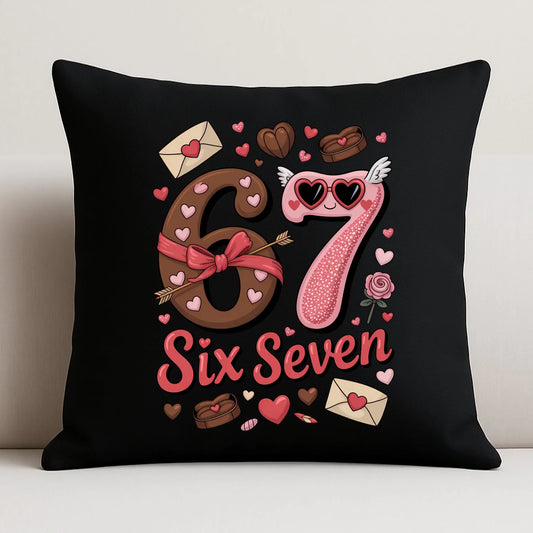 Poduszka dekoracyjna - Miłość Six Seven 67 W72 - StoryCups.pl