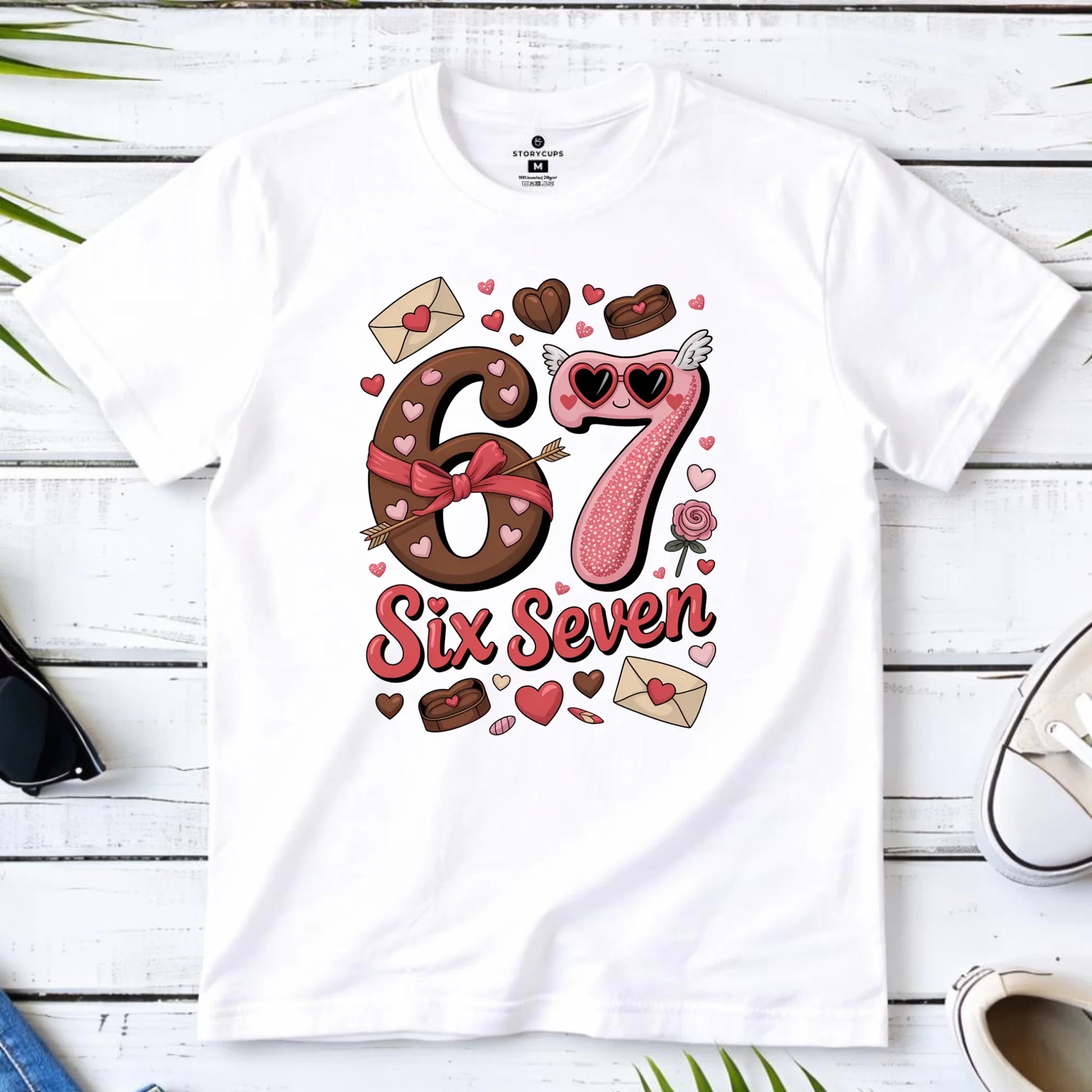 Koszulka męska - Miłość Six Seven 67 W72 - StoryCups.pl