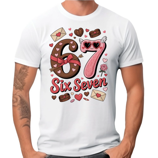 Koszulka męska - Miłość Six Seven 67 W72 - StoryCups.pl