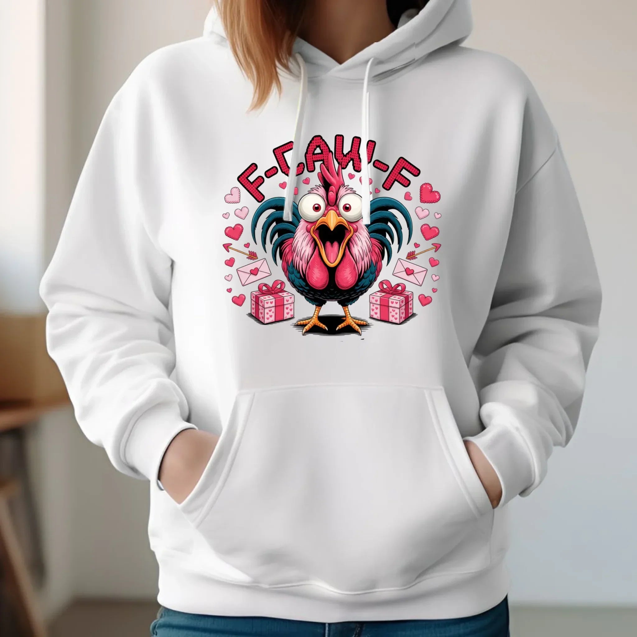 Bluza damska z kapturem - F-CAW-F W73 - StoryCups.pl